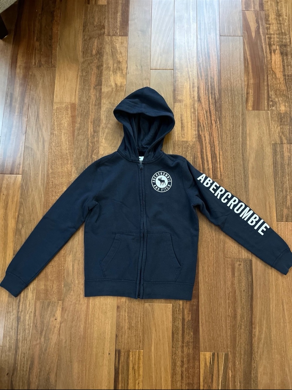 Abercrombie & Fitch Kids Navy Zip-Up Hoodie